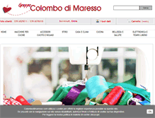 Tablet Screenshot of colombodimaresso.com